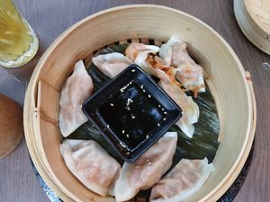 Kimchi dumplings at Feel Seoul Good in Berlin