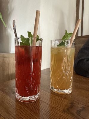 Selfmade lemonades .  at Feel Seoul Good in Berlin
