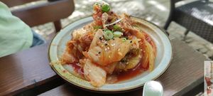 Mandu Kimchi (Kimchi-filled dumplings) at Feel Seoul Good in Berlin