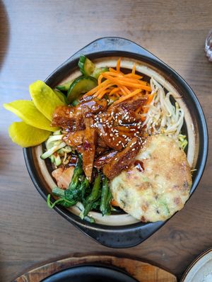 Bibimbap at Feel Seoul Good in Berlin