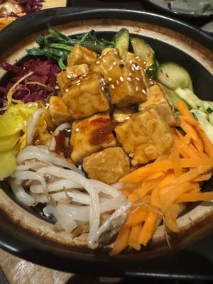 B4 Tempeh bibimbap  at Feel Seoul Good in Berlin