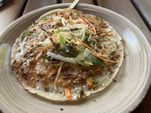 Vegetable pancake  at Feel Seoul Good in Berlin