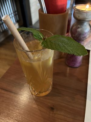 Yellow lemonade  at Feel Seoul Good in Berlin