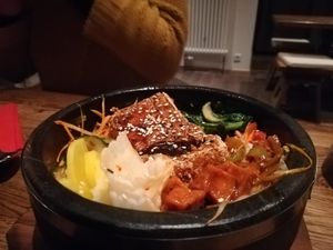 Bibimbap : Vegan egg, tofu & chili at Feel Seoul Good in Berlin