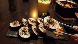 Seaweed rolls. Eight is plenty and very filling! at Feel Seoul Good in Berlin