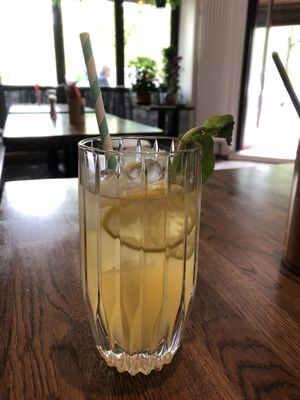 Green lemonade  at Feel Seoul Good in Berlin