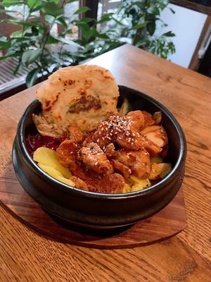 Bibibop with soy protein at Feel Seoul Good in Berlin