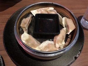 Kimchi dumplings at Feel Seoul Good in Berlin