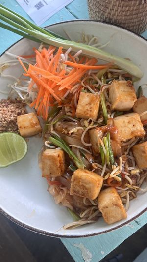Pad thai  at Indie Beach in Koh Chang