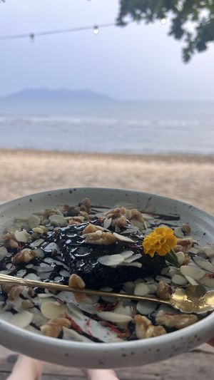 Raw brawnie  at Indie Beach in Koh Chang