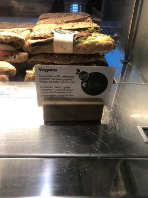 Vegan sandwich at CIA - Mokā Cafē - T1 in Ciampino