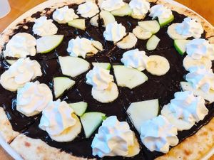 Dessert pizza:D   at Happiz - Monge in Paris