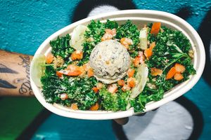 Toona Caesar Salad at Vegan Junkie - Tavern Flower Food Truck in Fort Lauderdale