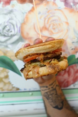 Patti Melt at Vegan Junkie - Tavern Flower Food Truck in Fort Lauderdale