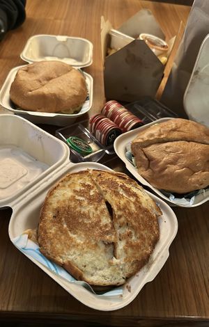 Sharing some Vegan Junkies with a non-vegan friend to get our mind right for some poker  at Vegan Junkie - Tavern Flower Food Truck in Fort Lauderdale