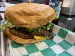Balvin Burger  at Vegan Junkie - Tavern Flower Food Truck in Fort Lauderdale