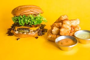 Bakon Cheeze Bgr at Vegan Junkie - Tavern Flower Food Truck in Fort Lauderdale