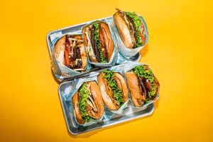 Burger Stack at Vegan Junkie - Tavern Flower Food Truck in Fort Lauderdale