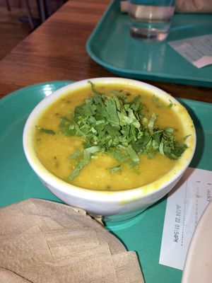 Kitcheree soup  at Dharma's in Capitola