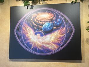 Wall art  at Dharma's in Capitola