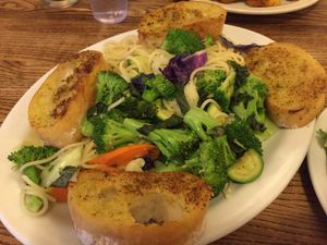 Prima Vera pasta  at Dharma's in Capitola