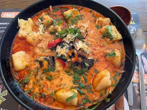 Vegan tofu Singapore laksa  at Banana Tree - Maida Vale in West London