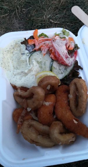 Scampi und Calmari at Yoyo Foodworld in Berlin