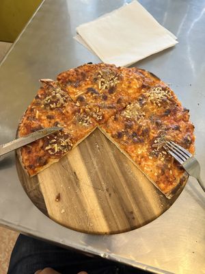 Now there’s also pizza on the menu. 😉   at Yoyo Foodworld in Berlin