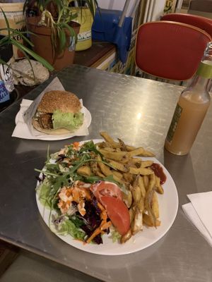 Tofuburger  at Yoyo Foodworld in Berlin