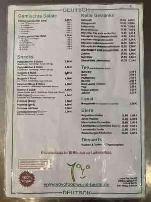   at Yoyo Foodworld in Berlin