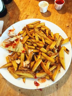 one side of fries - HUGE at Yoyo Foodworld in Berlin
