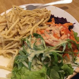 Cheese Spaetzle  at Yoyo Foodworld in Berlin