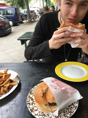Beyond Meat Burger  at Yoyo Foodworld in Berlin