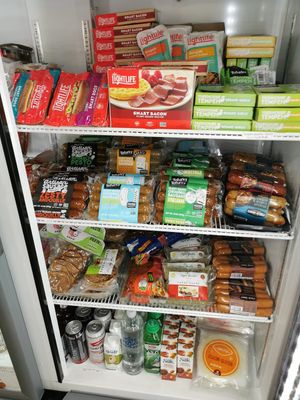 Our products at Mr. Tofu - Avelo Market in Puebla