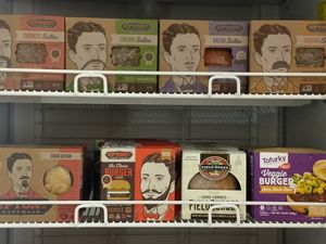 Seitan at Mr. Tofu - Avelo Market in Puebla