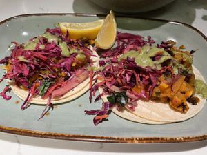 Veggie tacos  at Pure Kitchen in Frisco