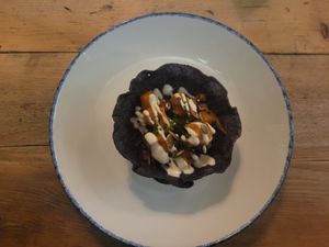 Butternut Squash Taco at Catch 22 Brasserie in Anglesey