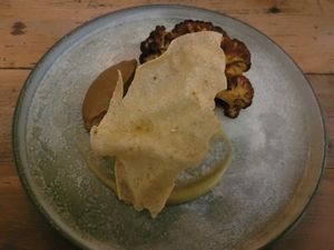 Miso Cauliflower Steak at Catch 22 Brasserie in Anglesey