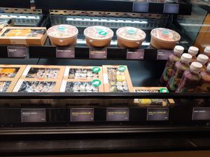 Selection (vegi means vegan here, they ran out of vegan stickers) at Negishi - Drachencenter in Basel