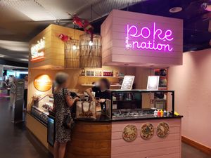 Poké nation counter at Negishi - Drachencenter in Basel