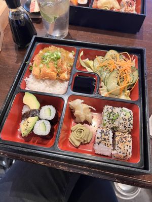 Vegan Crispy Tofu Bento 🍱   at Negishi - Steinen in Basel