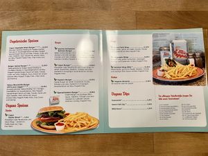 Veggie & vegan menue (inside) at Miss PeppeR in Paderborn