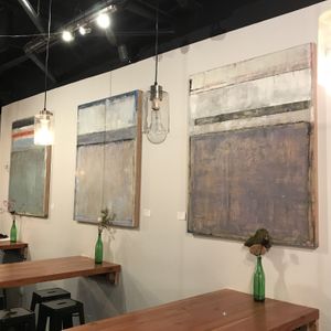 High tops seating and free WiFi inside at Ghost Note Coffee in Seattle