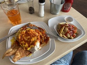 Vegan Enchiladas at Reds in Edinburgh