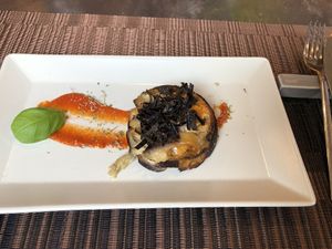 Melanzane alla parmigiana at GingerGi in Padua