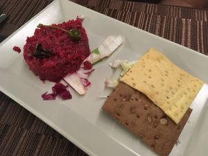 Beetroot salad at GingerGi in Padua