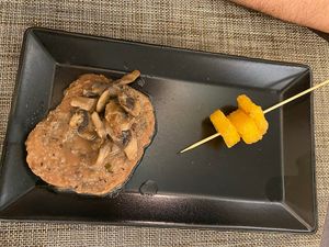 Seitan con polenta  at GingerGi in Padua