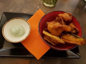 Fried vegetables with mayo (orto fritto) at GingerGi in Padua