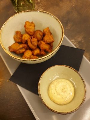 Fried mushrooms at GingerGi in Padua