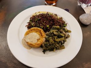 Lunch plate at GingerGi in Padua